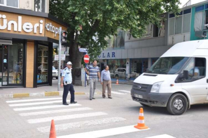 Trafik uygulaması yapıldı