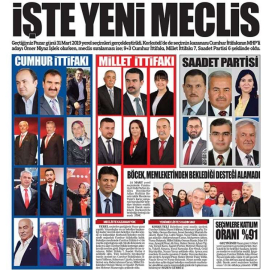 İşte yeni meclis